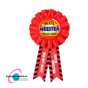 Rozet "Beste meester van het jaar!"