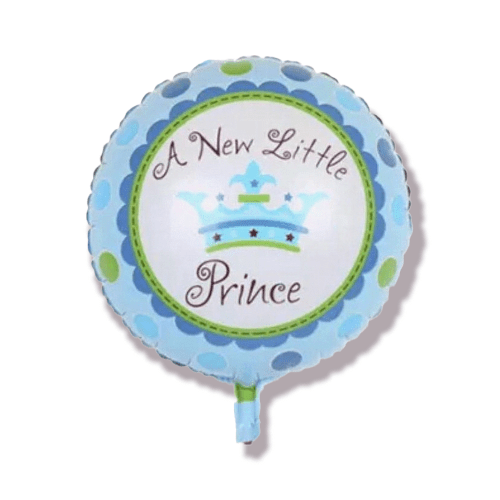 Folie Ballonnen 7 Folieballon geboorte jongen 7424917954981