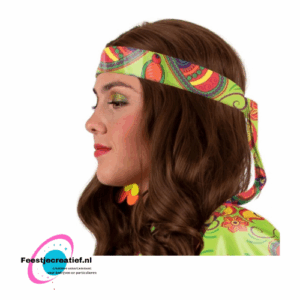 Hoofdband hippie paisley