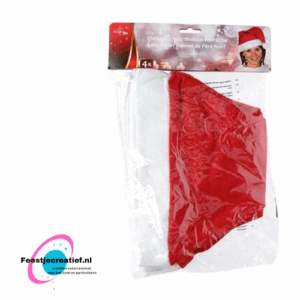 Kerstmuts, 29 cm - 4 stuks