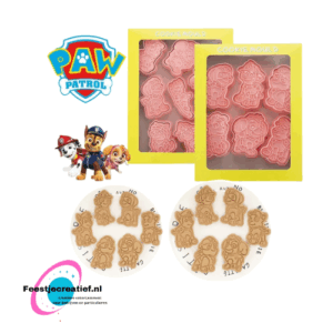 Koekjesvormen Paw Patrol - 6 stuks