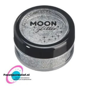 Huid glitter Holographic Glitter Shaker Zilverkleurig