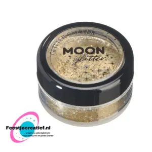 Huid glitter Holographic Glitter Shaker Goudkleurig