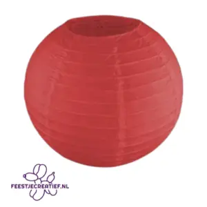Lampion rood rond, 36cm
