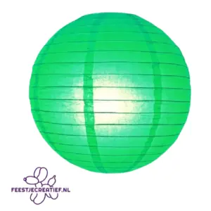 Lampion lime groen rond, 36 cm