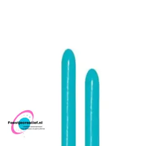 260 - Caribbean Blue - sempertex - 50 Stuks - modeleerballon