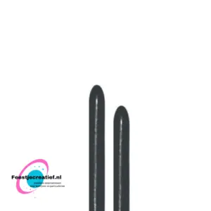 260 - Black - sempertex - 50 Stuks, modeleerballon