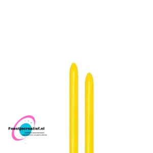 Modelleerballon Sempertex 160 Yellow - 50 stuks