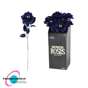 Blauwe roos met kattenoog