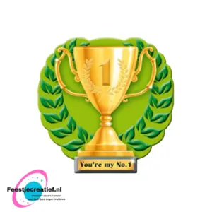 Deurbord "You're my No. 1"