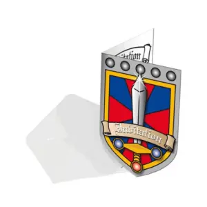 Uitnodigingen ridder versiering - 8 stuks