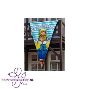 Mega puntvlag bier Oktoberfest