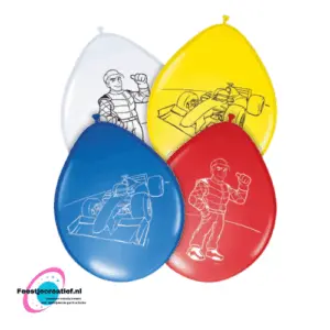 Ballonnen formule 1, 30cm - 8 stuks