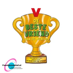 Trofee "De beste vriend van de wereld!"