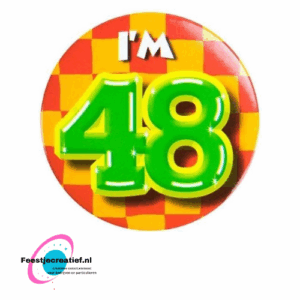 Button klein "I'm 48"