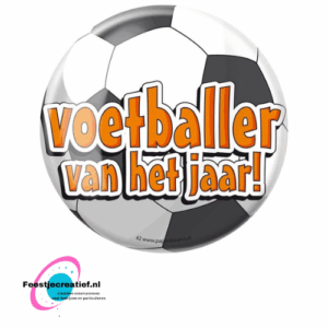 Button XL "Voetballer van het jaar!"