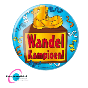 Button XL "Wandelkampioen!"