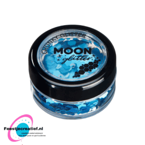 Huid Glitter - Holographic Chunky Glitter Blauw