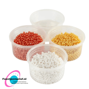 Creotime Parel foamklei Rood/goud/wit
