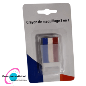 Schmink stift rood-wit-blauw
