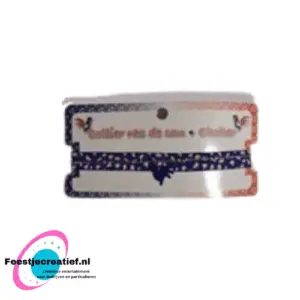 Choker ketting blauw haantje voetbal Frankrijk
