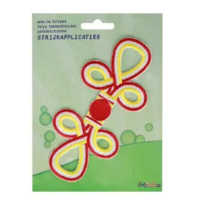 Strijkembleem/applicatie brandenburgers - Oeteldonk, 15x7cm