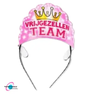Diadeem - vrijgezellen team - 1 stuk