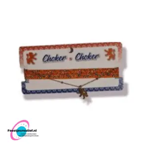 Choker ketting Oranje