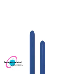 260 -  Solid Royal Blue - sempertex - 50 Stuks - modeleerballon