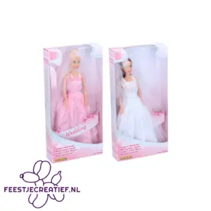 Modepop bruid, 29cm - 1 stuk
