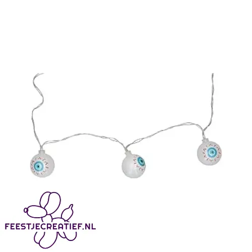 Halloween lichtsnoer oogbol 1 Halloween lichtsnoer oogbol