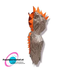 Cape draak zilver-oranje, kindermaat