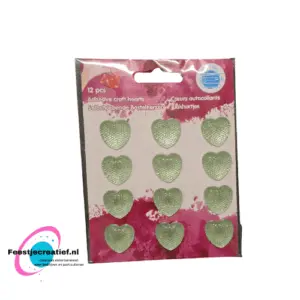 3D stickers hart groen