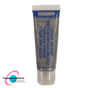 Acrylverf zilver, 75ml