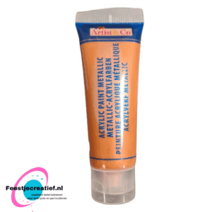 Acrylverf metallic roze-goud, 75ml