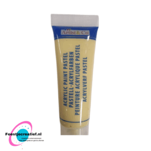 Acrylverf pastel geel, 75ml