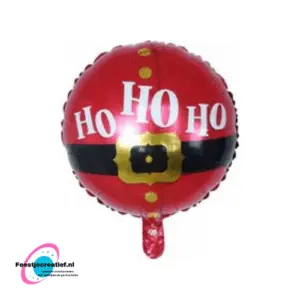 Folieballon Kerst HO HO HO