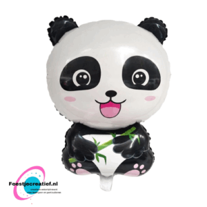 Folieballon XL panda, 76x48cm