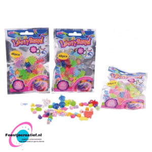 Loombands accessoires kralen - 48 stuks