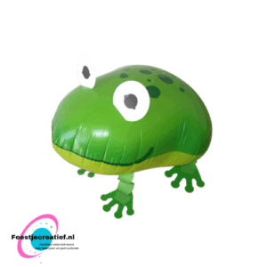 Wandelende ballon/airwalker kikker, 54x41cm