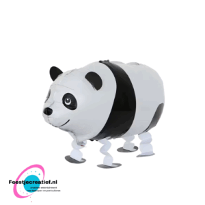 Wandelende ballon/airwalker panda, 62x42cm