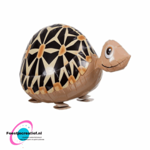 Wandelende ballon/airwalker schildpad, 61x32cm