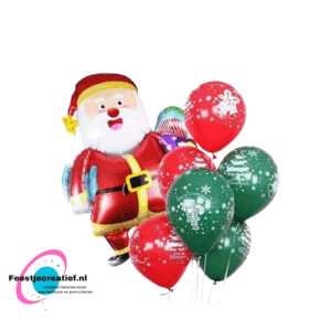 Ballonboeket Kerstman