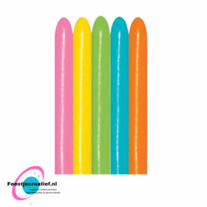 100 modelleer ballonnen Sempertex 260s Tropical colors