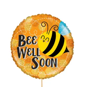 Folieballon "Bee well soon", 40cm
