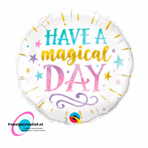 Folieballon Have a Magical Day