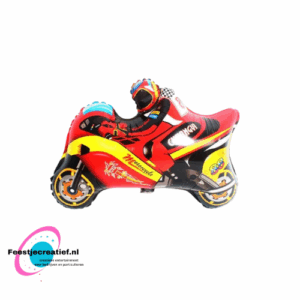 Folieballon motor rood