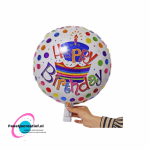 Folieballon Happy birthday