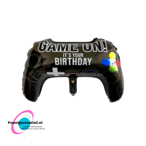 Folieballon controller "Game on! It's your birthday", 60x40cm