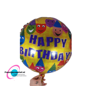 Folieballon Happy birthday